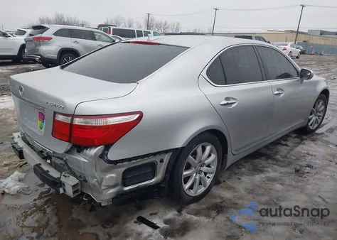 2007 Lexus Ls 460 from USA, damaged, VIN JTHBL46F375017809